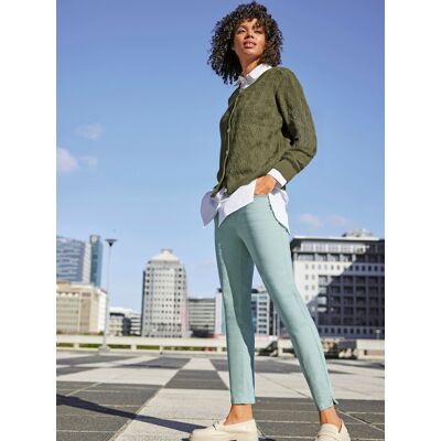 Witt Ajourstrickjacke oliv 46 female Witt Ajourstrickjacke oliv 46 female