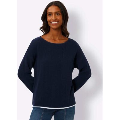 heine Strickpullover marine 46 female heine Strickpullover marine 46 female