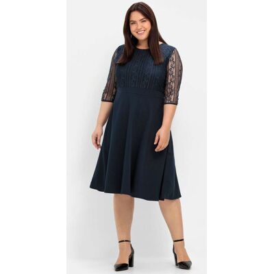 sheego Cocktailkleid nachtblau 50 female sheego Cocktailkleid nachtblau 50 female