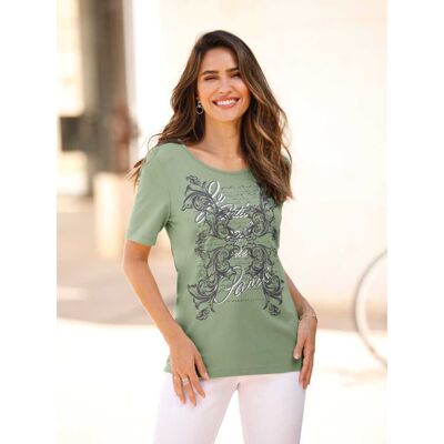 Witt Kurzarmshirt eucalyptus-anthrazit 54 female Witt Kurzarmshirt eucalyptus-anthrazit 54 female