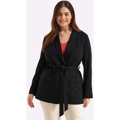 sheego Shirtblazer schwarz 52 female sheego Shirtblazer schwarz 52 female