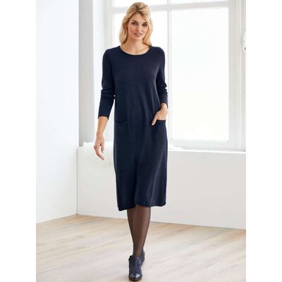 heine Strickkleid marine 36 female heine Strickkleid marine 36 female