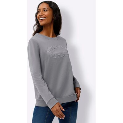 heine Sweatshirt grau 42 female heine Sweatshirt grau 42 female