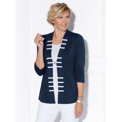 Witt 2-in-1-Shirt marine-ecru 52 female Witt 2-in-1-Shirt marine-ecru 52 female