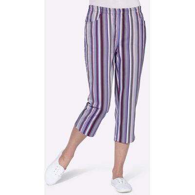 Witt Caprihose beere-gestreift 44 female Witt Caprihose beere-gestreift 44 female