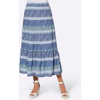 Witt Schlupfrock rauchblau-kalkmint-bedruckt 48 female Witt Schlupfrock rauchblau-kalkmint-bedruckt 48 female