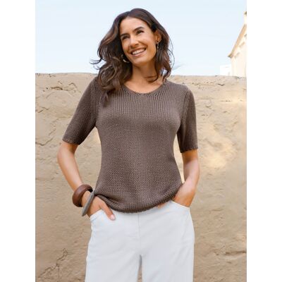 Witt Kurzarmpullover taupe 38 female Witt Kurzarmpullover taupe 38 female
