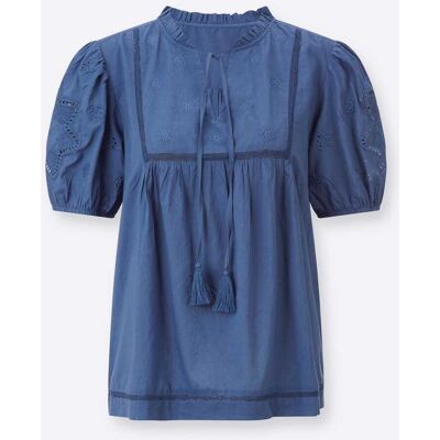 Witt Baumwollbluse jeansblau 50 female Witt Baumwollbluse jeansblau 50 female