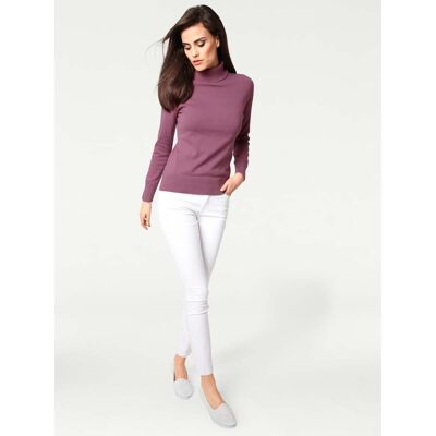 heine Rollkragenpullover mauve 42 female heine Rollkragenpullover mauve 42 female
