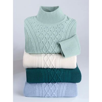 Witt Stehkragenpullover ecru 54 female Witt Stehkragenpullover ecru 54 female