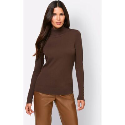 heine Rollkragenpullover schoko 44 female heine Rollkragenpullover schoko 44 female