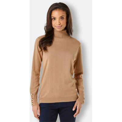 CREATION L PREMIUM Rollkragenpullover camel 40 female CREATION L PREMIUM Rollkragenpullover camel 40 female