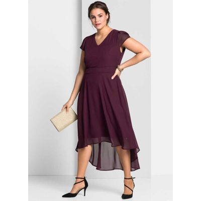 sheego Abendkleid aubergine 56 female sheego Abendkleid aubergine 56 female