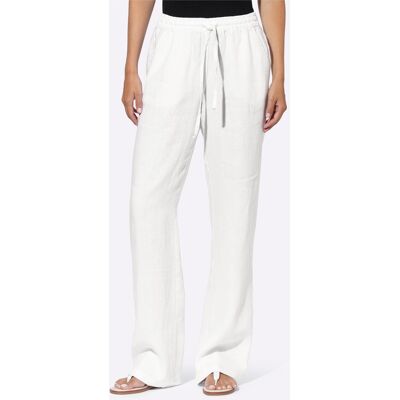 Heine Leinenhose - Einfarbig, Weit, Normale Taille Heine Leinenhose - Einfarbig, Weit, Normale Taille