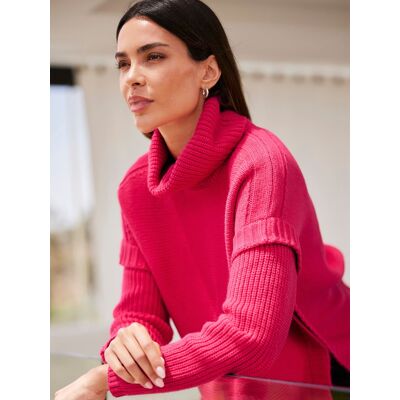 heine Rollkragenpullover pink 42 female heine Rollkragenpullover pink 42 female