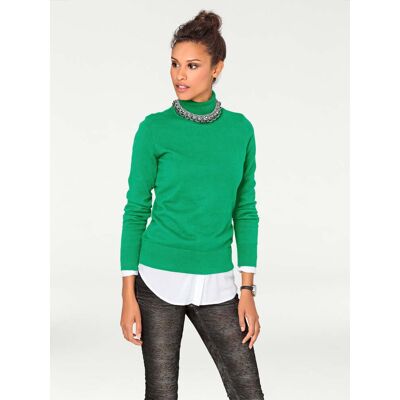 heine Rollkragenpullover grün 42 female heine Rollkragenpullover grün 42 female