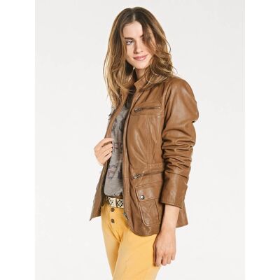 heine Lederjacke cognac 42 female heine Lederjacke cognac 42 female
