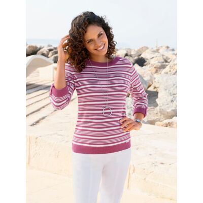 Witt Baumwollpullover erika-ecru-geringelt 36 female Witt Baumwollpullover erika-ecru-geringelt 36 female