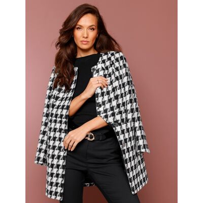 CREATION L PREMIUM Jacquardblazer schwarz-ecru 50 female CREATION L PREMIUM Jacquardblazer schwarz-ecru 50 female