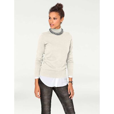 heine Rollkragenpullover offwhite 42 female heine Rollkragenpullover offwhite 42 female