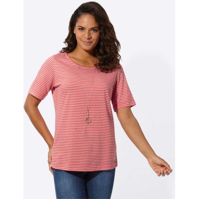Witt Ringelshirt koralle-ecru-geringelt 40 female Witt Ringelshirt koralle-ecru-geringelt 40 female