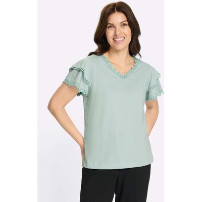 Witt V-Shirt kalkmint 42 female Witt V-Shirt kalkmint 42 female