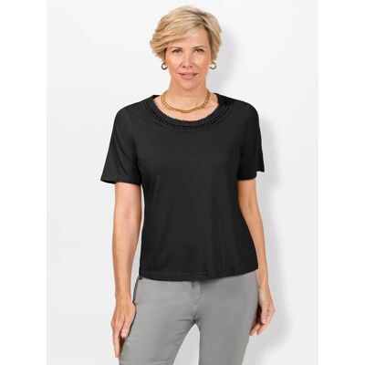 CLASSIC Shirt Schwarz Rundhals Casual T-Shirt CLASSIC Shirt Schwarz Rundhals Casual T-Shirt