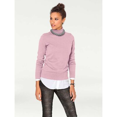 heine Rollkragenpullover rosé 38 female heine Rollkragenpullover rosé 38 female