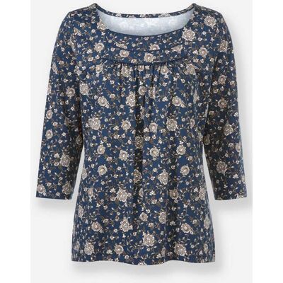 Witt Print-Shirt dunkelblau-sesam 36 female Witt Print-Shirt dunkelblau-sesam 36 female