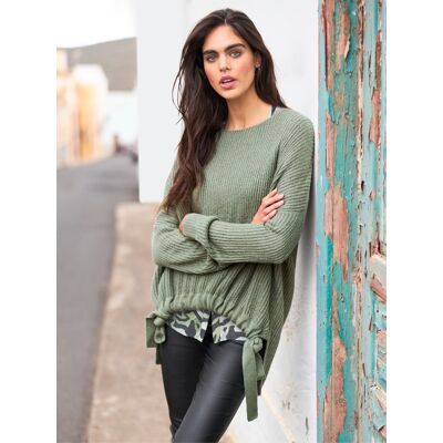 heine Strickpullover khaki 36/38 female heine Strickpullover khaki 36/38 female