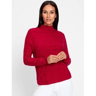 heine Jacquardpullover rot 40 female heine Jacquardpullover rot 40 female