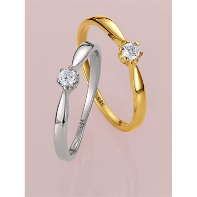 Witt Ring Weißgold 375 21 female Witt Ring Weißgold 375 21 female
