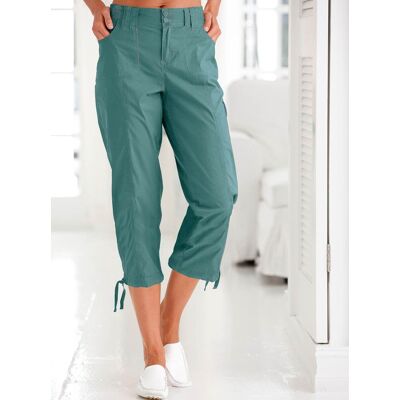CASUAL LOOKS Petrol Caprihose - 3/4-Länge Bequeme Passform CASUAL LOOKS Petrol Caprihose - 3/4-Länge Bequeme Passform