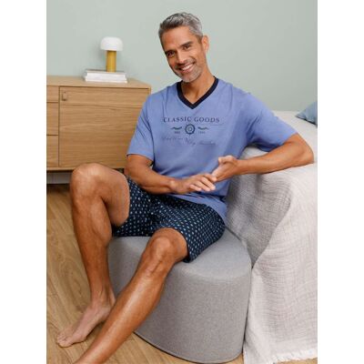 Comte Shorty marine-himmelblau-bedruckt 60/62 male Comte Shorty marine-himmelblau-bedruckt 60/62 male