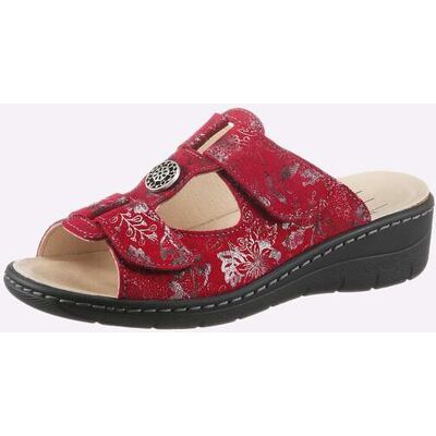 Belvida Pantolette rot-bedruckt 38 female Belvida Pantolette rot-bedruckt 38 female