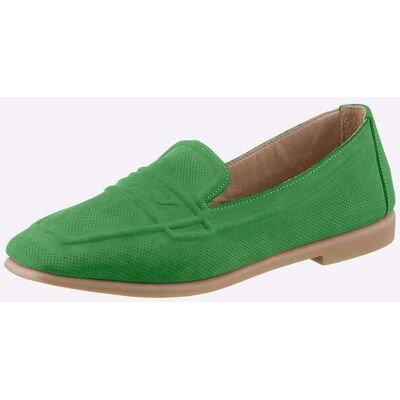 ANDREA CONTI 39 Grüne Veloursleder Slipper - Schuhe ANDREA CONTI 39 Grüne Veloursleder Slipper - Schuhe