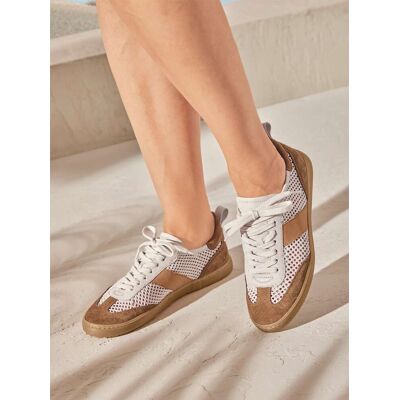 heine Sneaker cognac-weiß 38 female heine Sneaker cognac-weiß 38 female