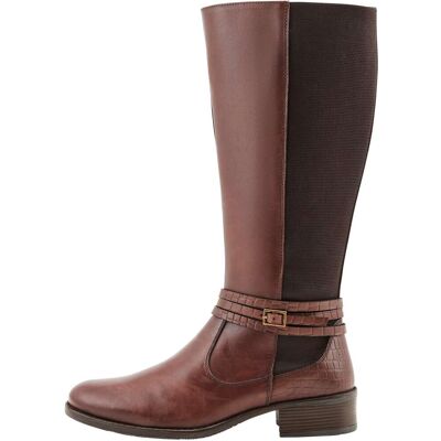 sheego Weitschaftstiefel dunkelbraun 42 female sheego Weitschaftstiefel dunkelbraun 42 female