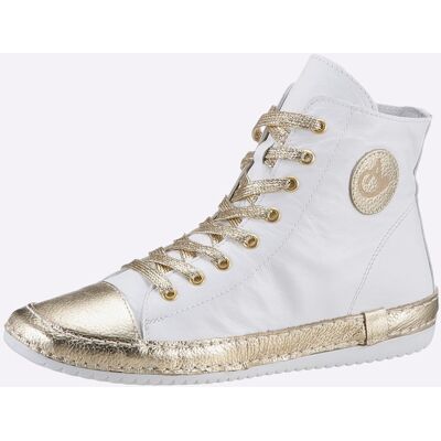 Andrea Conti Sneaker weiß-goldfarben 37 female Andrea Conti Sneaker weiß-goldfarben 37 female