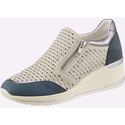 airsoft modern+ Slipper taupe-marine 36 female airsoft modern+ Slipper taupe-marine 36 female