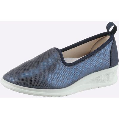 airsoft comfort+ Slipper marine-kariert 37 female airsoft comfort+ Slipper marine-kariert 37 female
