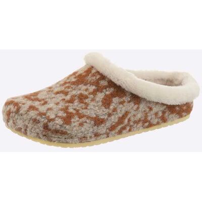 Mubb Pantoffel braun-gemustert 39 female Mubb Pantoffel braun-gemustert 39 female