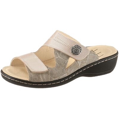 Belvida Pantolette taupe-bedruckt 37 female Belvida Pantolette taupe-bedruckt 37 female