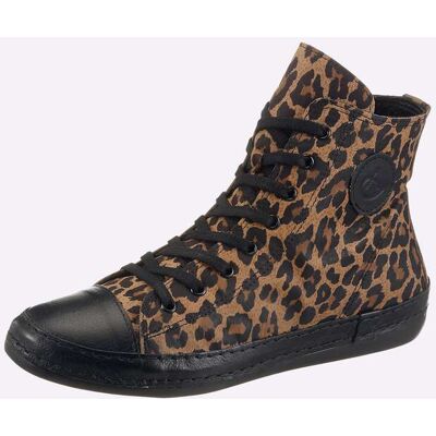 Andrea Conti Sneaker schwarz-braun-leo 37 female Andrea Conti Sneaker schwarz-braun-leo 37 female