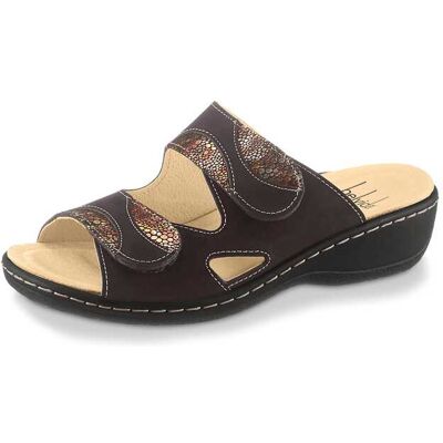 Belvida Pantolette schwarz-goldfarben 38 female Belvida Pantolette schwarz-goldfarben 38 female