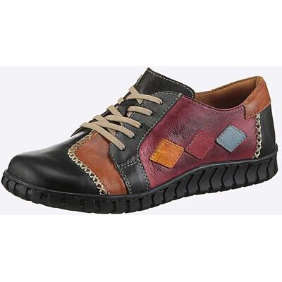 Gemini Schnürschuh schwarz-rot 38 female Gemini Schnürschuh schwarz-rot 38 female