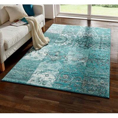 HEINE HOME Türkis Teppich - Rechteckig, 60x110cm, Polypropylen HEINE HOME Türkis Teppich - Rechteckig, 60x110cm, Polypropylen
