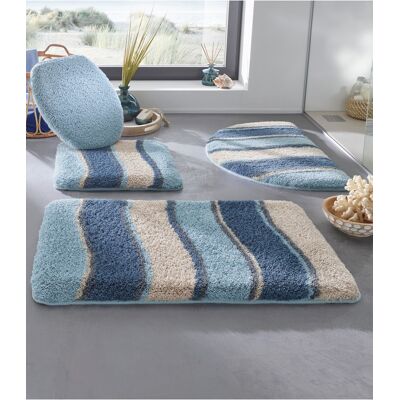 Hagemann Badematte kalkmint-mint-gemustert 70x120 cm - Badematte unisex Hagemann Badematte kalkmint-mint-gemustert 70x120 cm - Badematte unisex