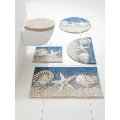 Grund Badgarnitur sand-blau 80x150 cm - rechteckig unisex Grund Badgarnitur sand-blau 80x150 cm - rechteckig unisex