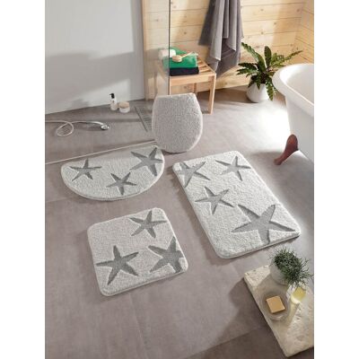 Hagemann Badematte hellgrau 70x120 cm - Badematte unisex Hagemann Badematte hellgrau 70x120 cm - Badematte unisex